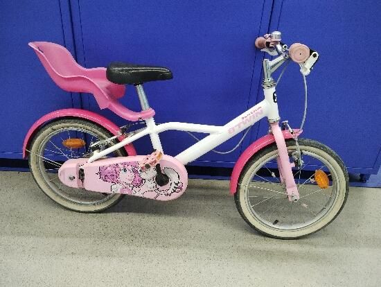 Bicicleta 16" DoctoGirl - produs resigilat - (SecondHand) Decathlon
