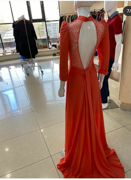 Дизайнерское вечернее платье,необычное ,красивое