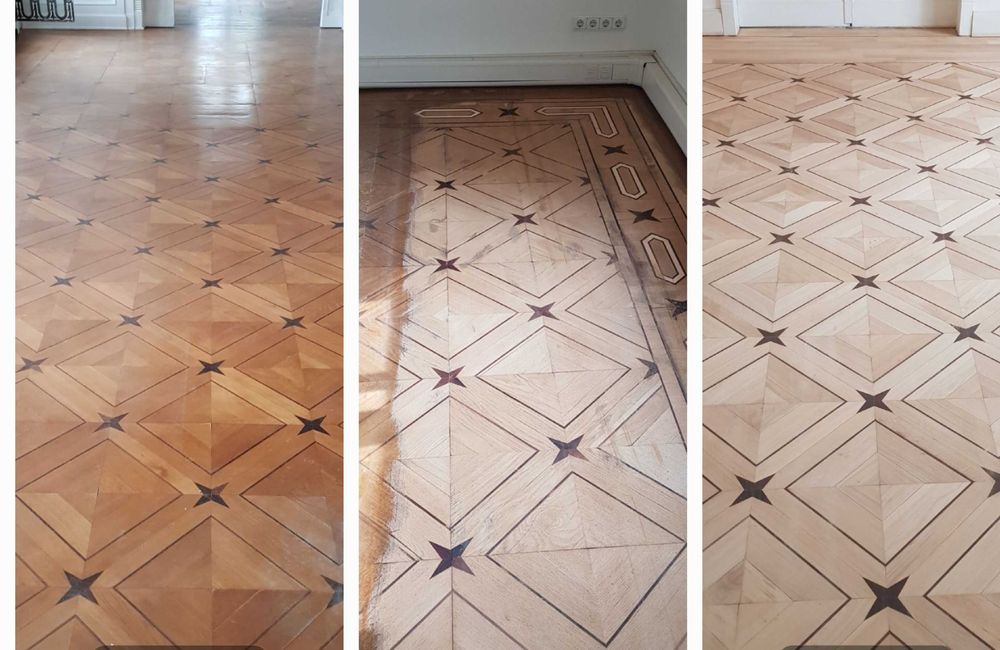 Циклене на паркет и дюшеме