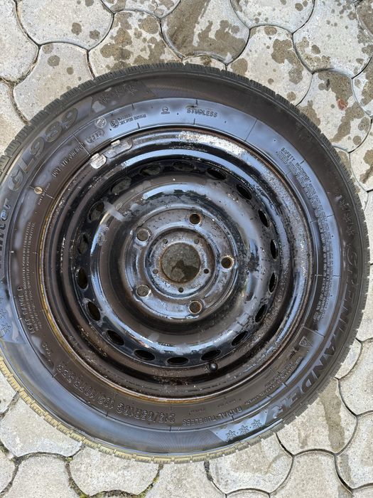 set cauciucuri noi plus jante 215-65-r16 ford transit custom