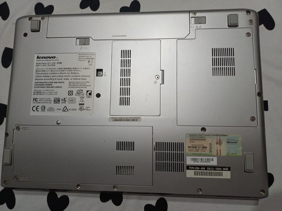Laptop  Lenovo hard 500