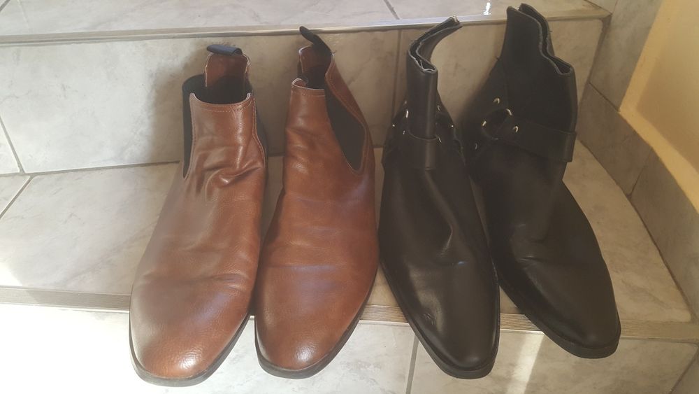 Ghete și bocanci militari piele bărbații marime mare calitate import