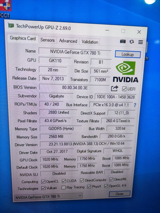 Gigabyte gtx780ti