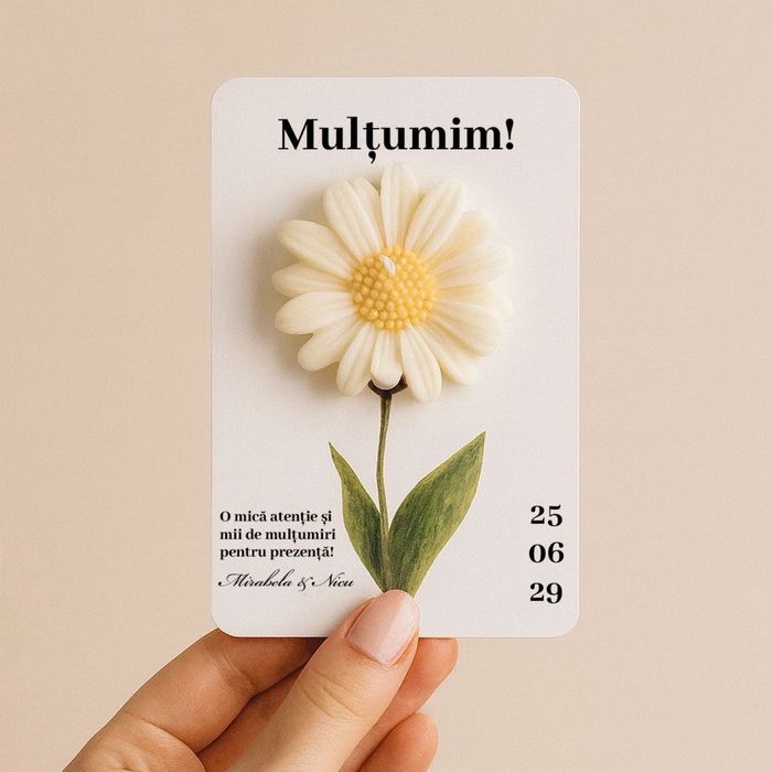 Marturii din ceara naturala de soia