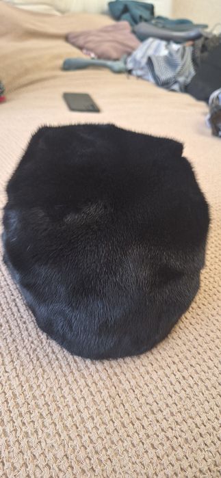 Шуба с шапкой все норка