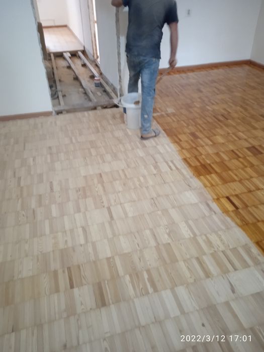 shilipofka pol parket шлифовка пол паркет