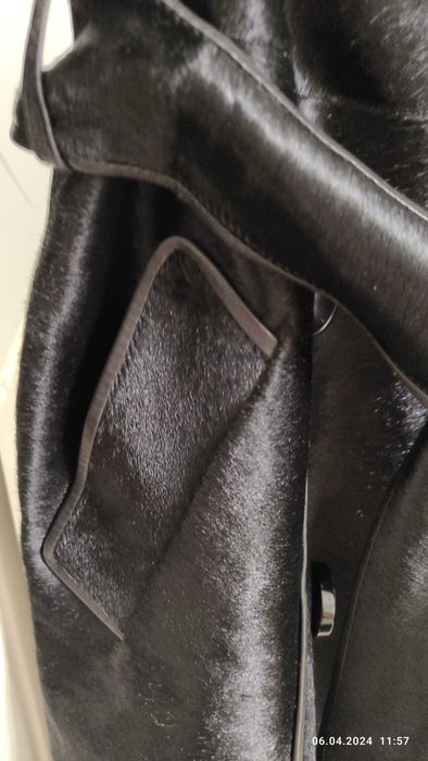 Пальто из пони женское