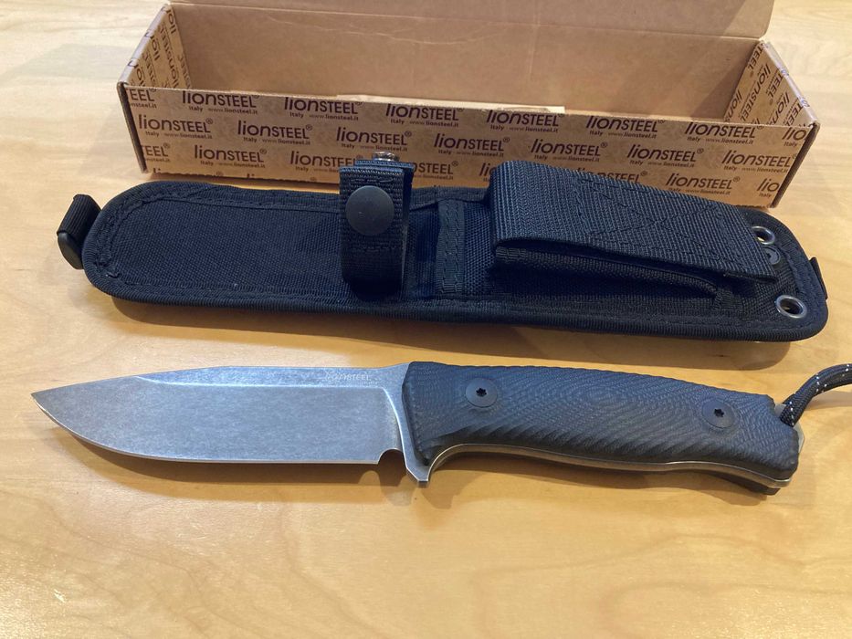 Cuţit Lionsteel M5 M5BG10 + husa (nou, nefolosit)