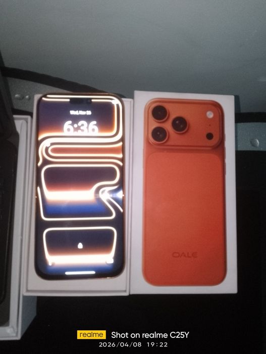 Oale 17 pro max telefoni sotiladi telefon yangi upakovka holatida