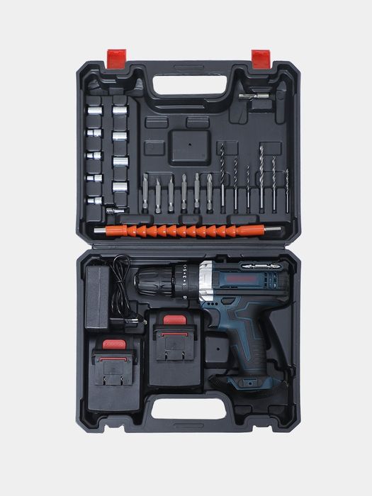 Ударная дрель-шуруповёрт, набор из 24 предметов 3Х режимный