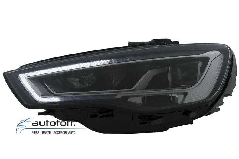 Faruri Full LED Audi A3 8V (13-16) HID/XENON cu Semnalizare Dinamica Secventiala