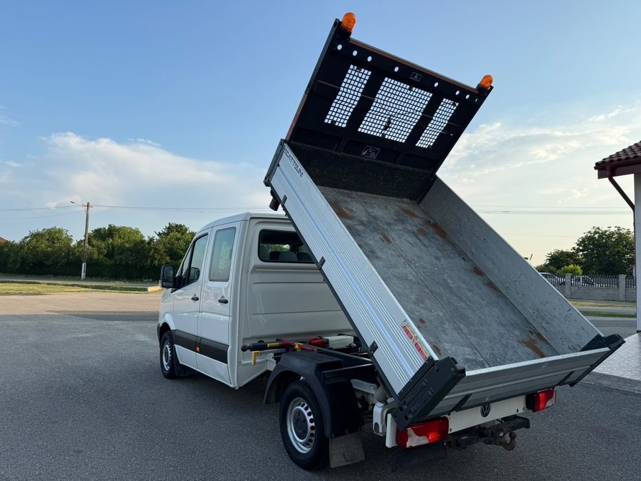 Vw Crafter Basculabil pe 3 parti  2010 2.5TDi  Euro 4