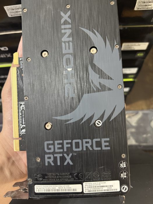 Videokarta 3070ti 8 gb 256bit GDDR6x 13 dona sotiladi igrovoy zalniki