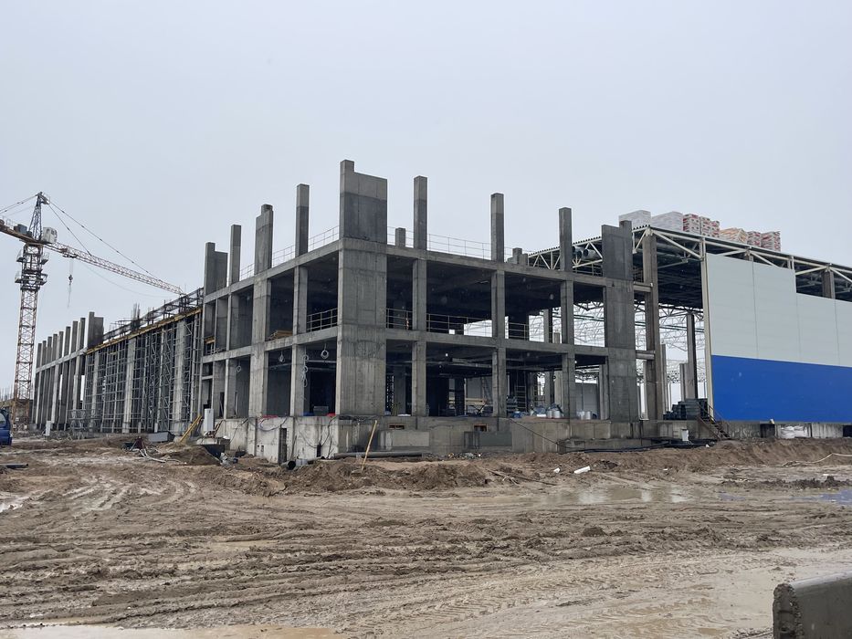 Разработка котлована, выемка грунта