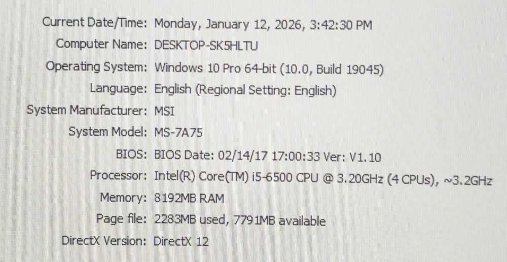 Pc Gaming i5 6500 3.2GHz