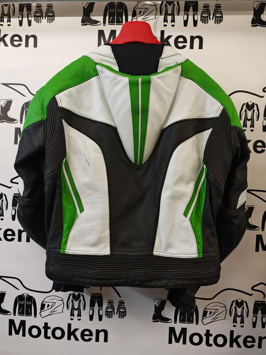 Costum moto piele BUSE cu cocoasa marime 58