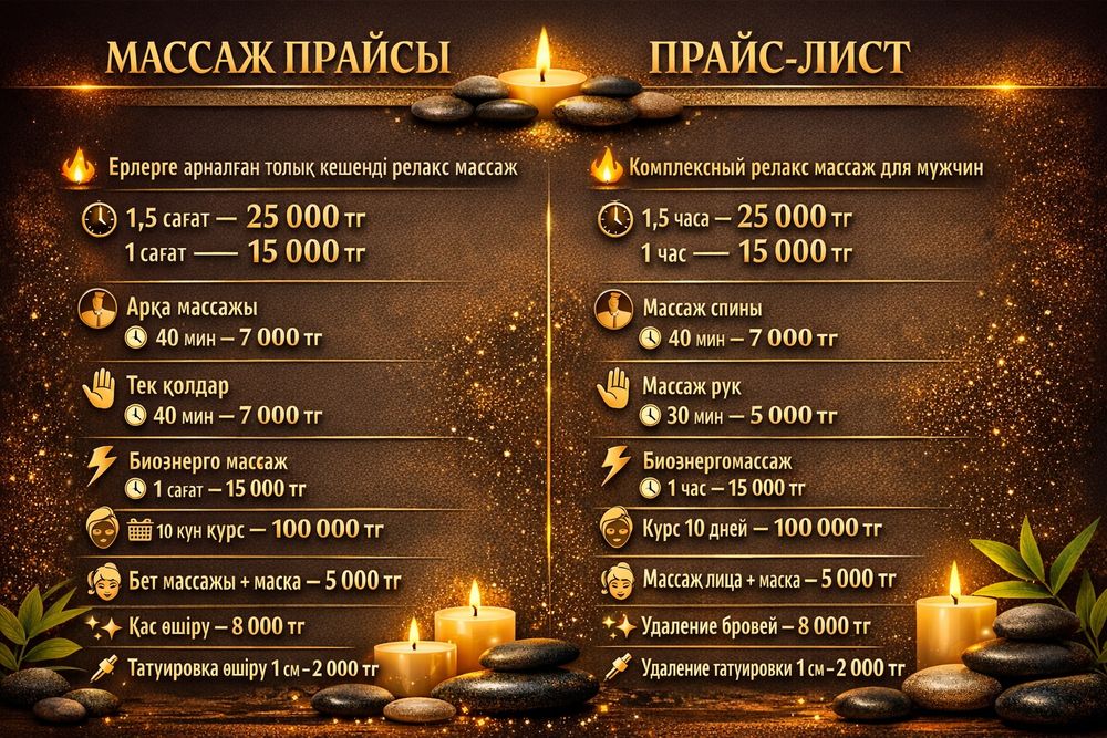 Мамсаж всего тело