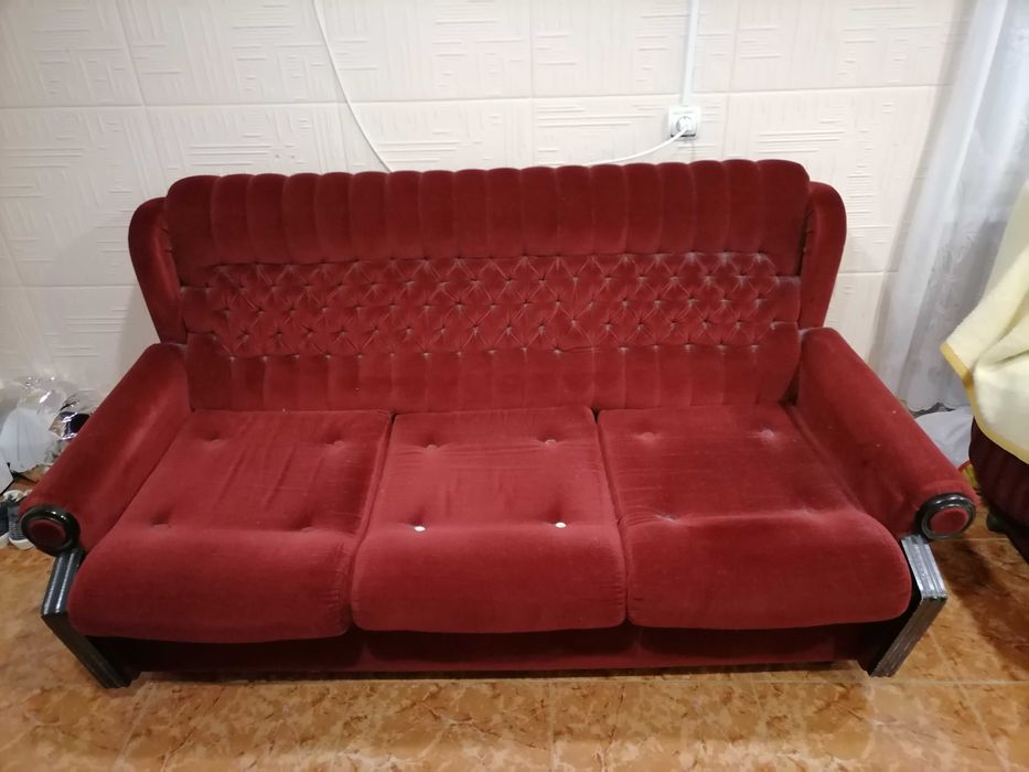 Разтегателен диван /тройка / Промоция