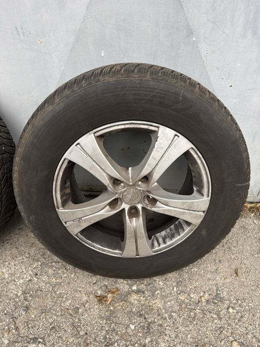 Jante+cauciucuri de iarna hankook 235/65/17 5x130  Volkswagen Touareg