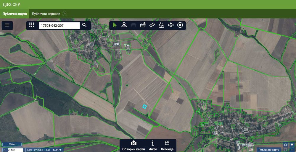 Продава се Земеделски имот в с. Градинарово, Област Варна -  кв.м за 1981 €/дка - Снимка #2