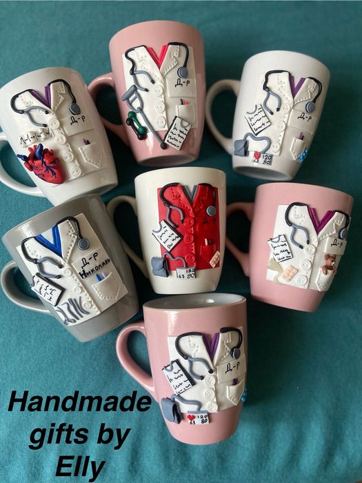 Чаши и буркани с полимерна глина