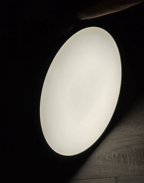 Lampă de tavan LED 38W, culoare reglabilă, 3420LM, Ø40cm, negru
