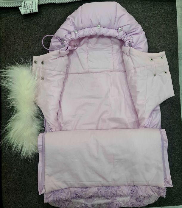 Зимний конверт на выписку