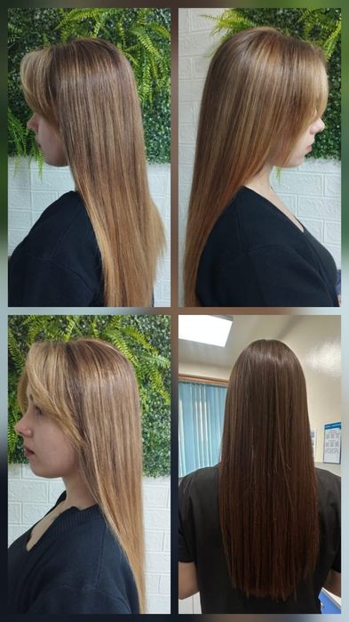 Окрашивание волос, стрижки