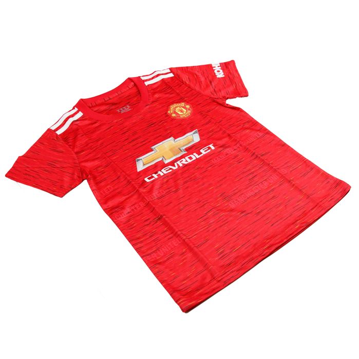 Детски футболен екип на Манчестър Юнайтед - тениска, гащета и чорапи