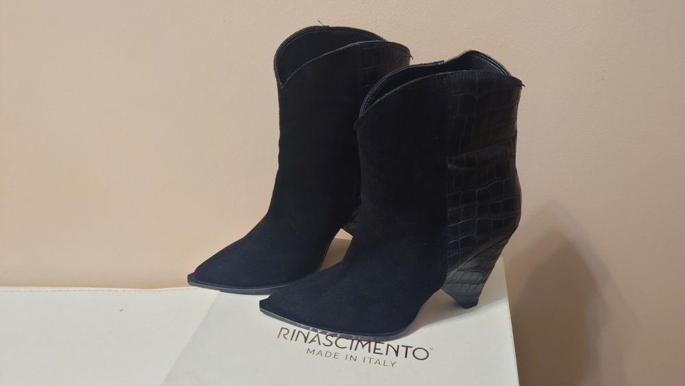 Боти естествена кожа,38 размер,150 лв.