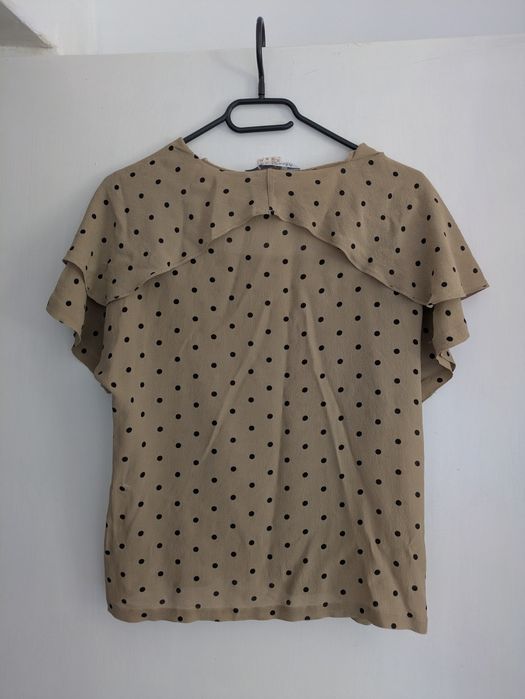 Копринена блуза на точки Max Mara