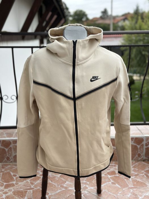 Nike tech fleece cream begie tracksuit Оригинално! CU4489-234
