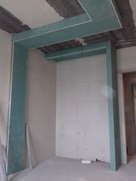 Гипсокартон установка