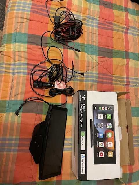 Navigație Portabilă 10.26" Wireless CarPlay / Android Auto + Cameră