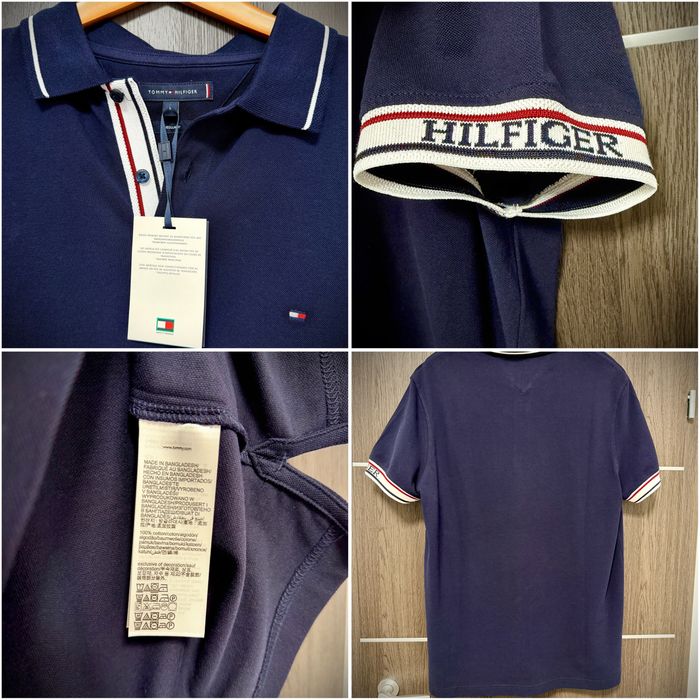 Tricou tommy hilfiger polo marimea L tricouri tommy hilfiger polo tricou nike polo golf