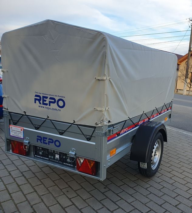 Remorca Repo RRS cu prelata 2,05mx1,15m 750kg