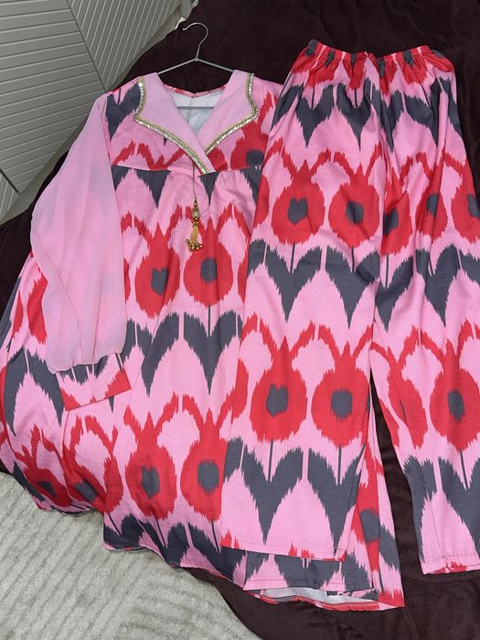 Адрас куйлак,  келинча куйлак , платье в адрас .