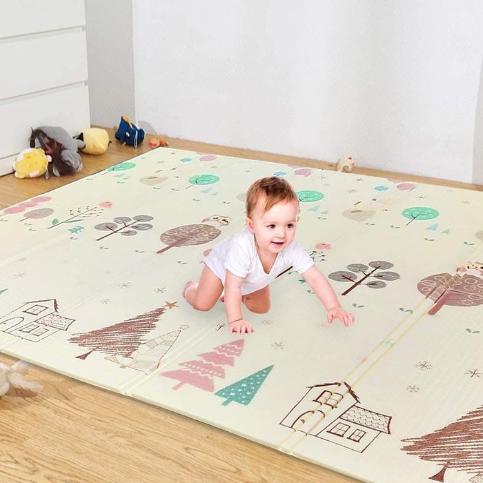 Детско Килимче за Пълзене и Игра от Термоизолираща Пяна