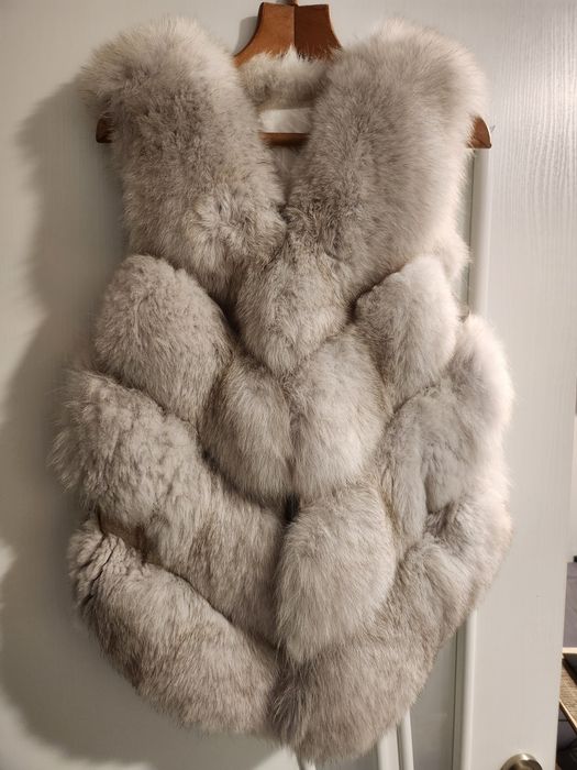 Дамски елек естествен косъм