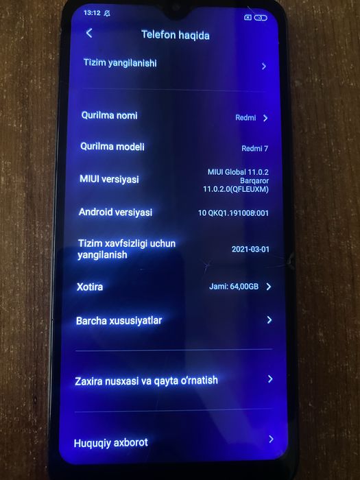 redmi 7 sotiladi