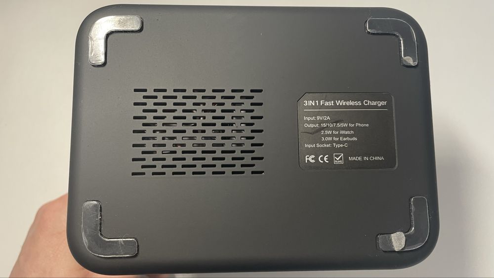 Incarcator Wireless Qeno® Statie Incarcare 3 In 1