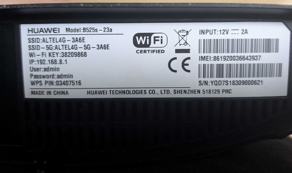 Модем Huawei B525s (Altel)