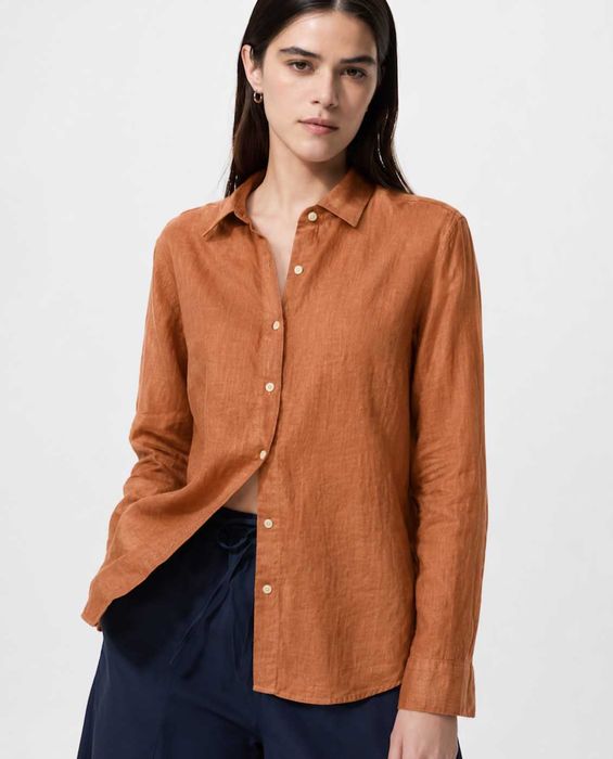 Ленена риза Uniqlo