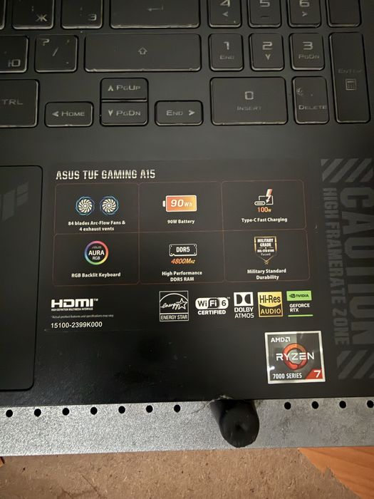 Ноутбук Asus Tuf Gaming A15