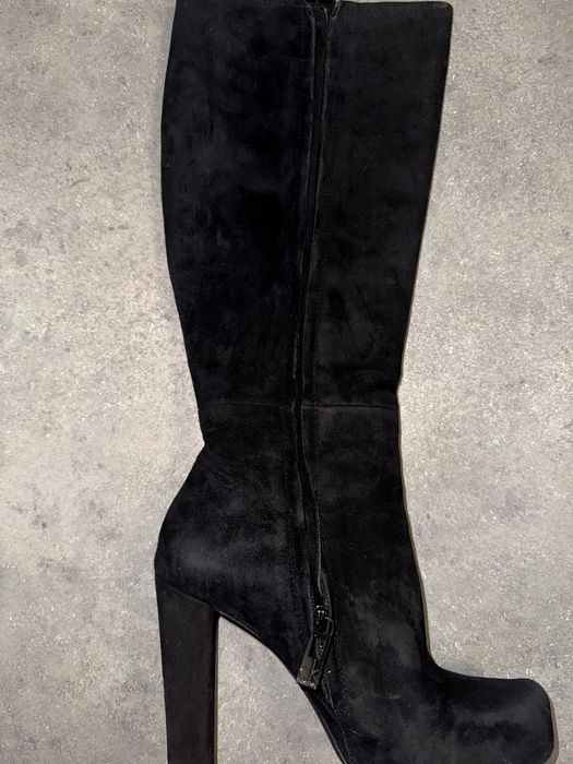 Cizme Calvin Klein din piele intoarsa