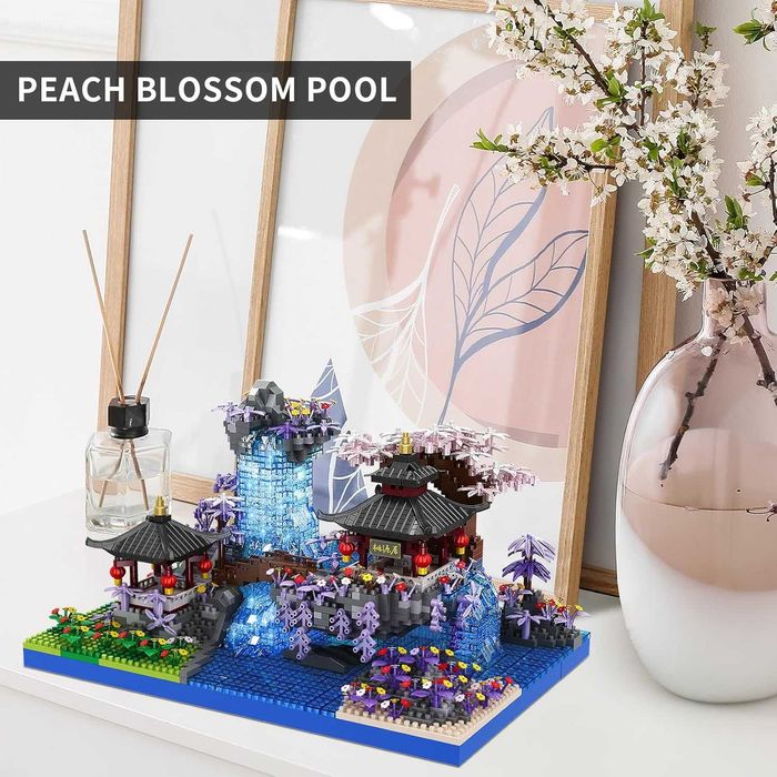 Комплект от 2400 части CAXIMSY Cherry Blossom Bonsai Tree с капак