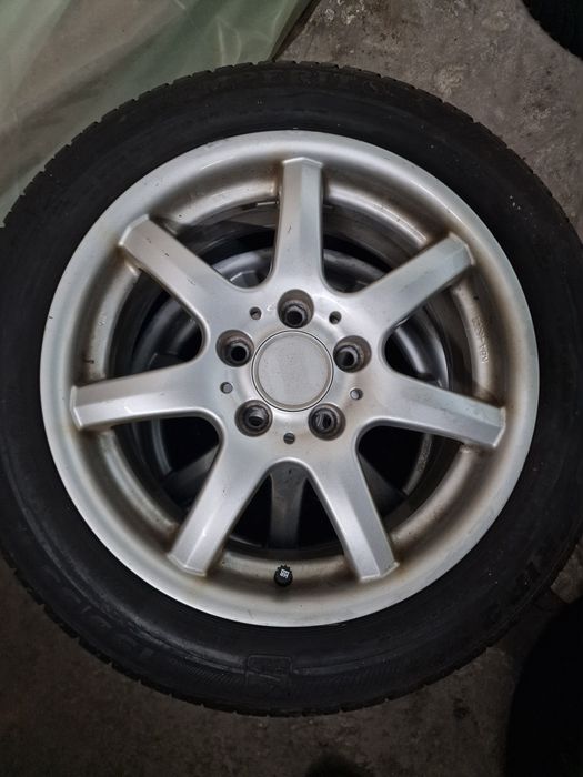 5x112 16 цола джанти Rial със зимни гуми 195/55R16  Mercedes/VW/Audi