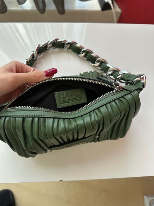 Karl Lagerfeld Зелена чанта