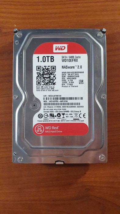 WD Red 1TB – NAS HDD – 3.5" SATA – funcționează impecabil, test inclus