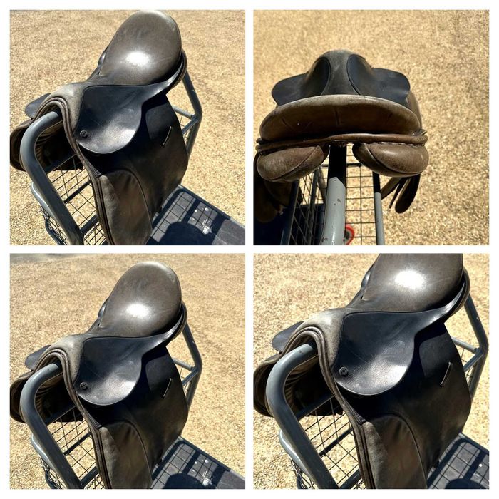 Английско седло със стремена